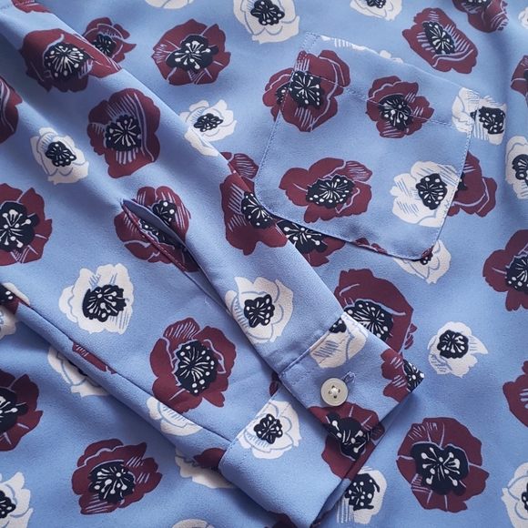 Loft flowery flowy blouse - Picture 4 of 5